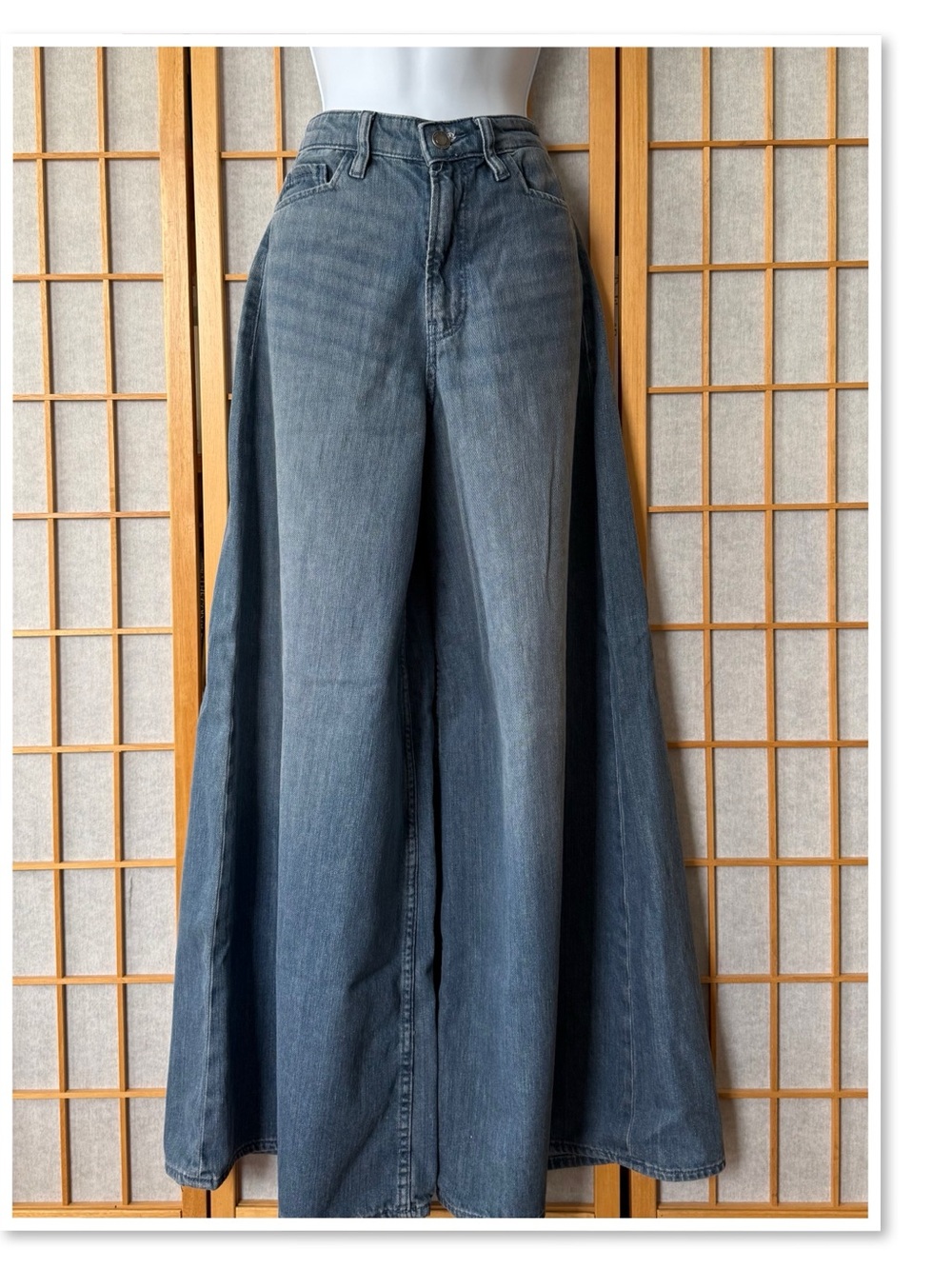 ZW Collection Zara Ultra Wide-Leg Palazzo Jeans - Picture 2 of 12